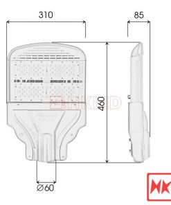 Đèn đường LED OEM Philips M13 SMD 100W - Thương hiệu HKLED