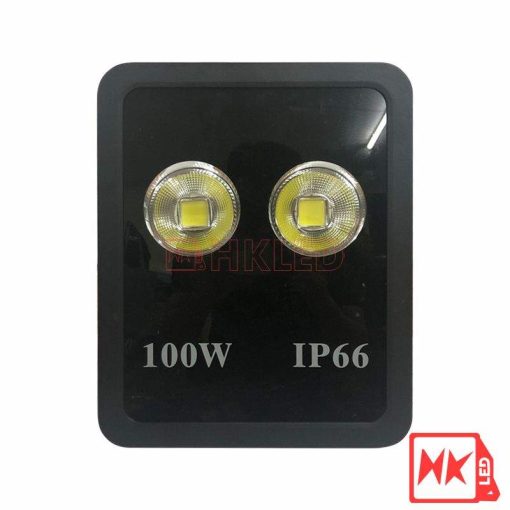 Đèn pha tròn vuông 100W - Thương hiệu HKLED