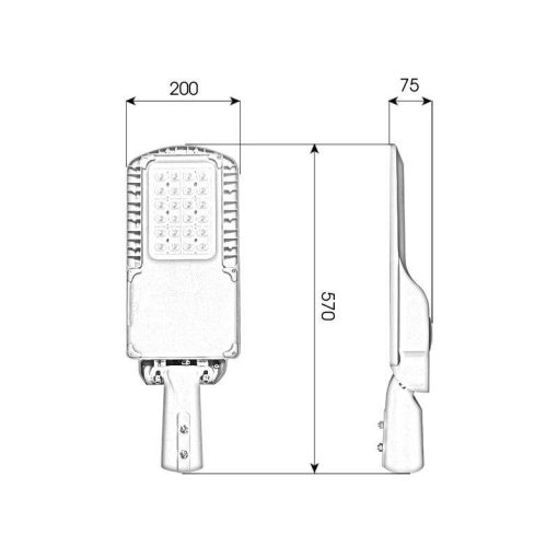 Đèn LED đường phố M22 - 100W