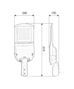 Đèn đường LED M23 - 100W